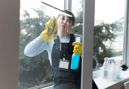 Nettoyage de vitres intérieures et extérieures à Bouville